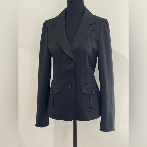 Classiques Entier 4 Classic Black Women's Blazer w Stretch 329 - Picture 1 of 8